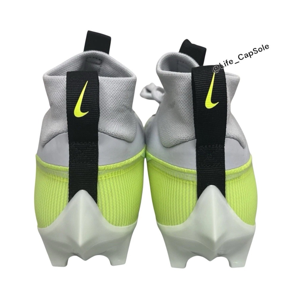 Size 13 Nike Vapor Edge Pro 360 2 Football Cleats Platinum Volt DA5456-004 Men - Picture 4 of 5